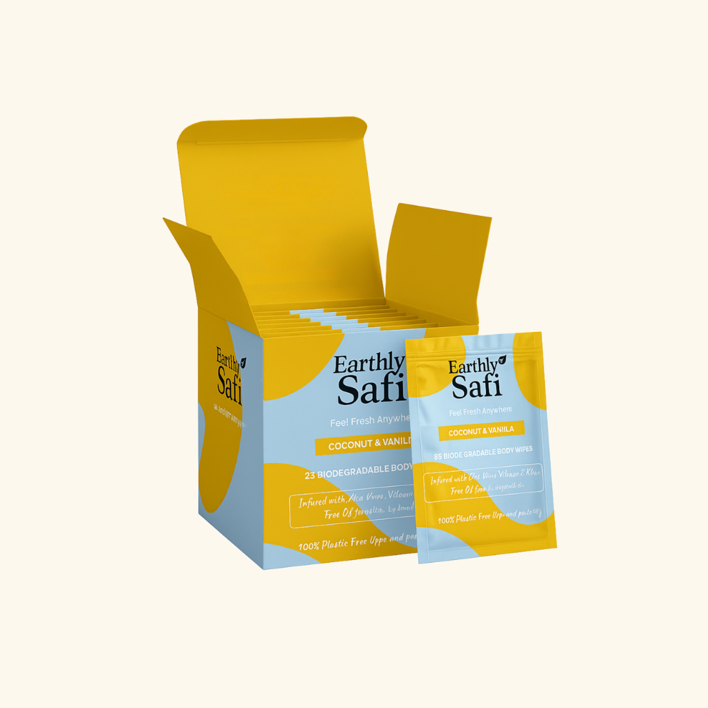 Coconut & Vanilla Body wipes