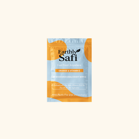 Orange & Vit E Body wipes
