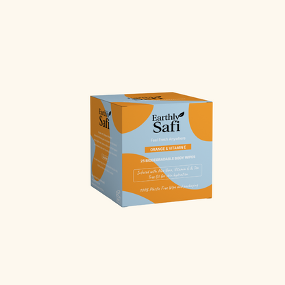 Orange & Vit E Body wipes